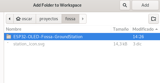 Select folder Select folder